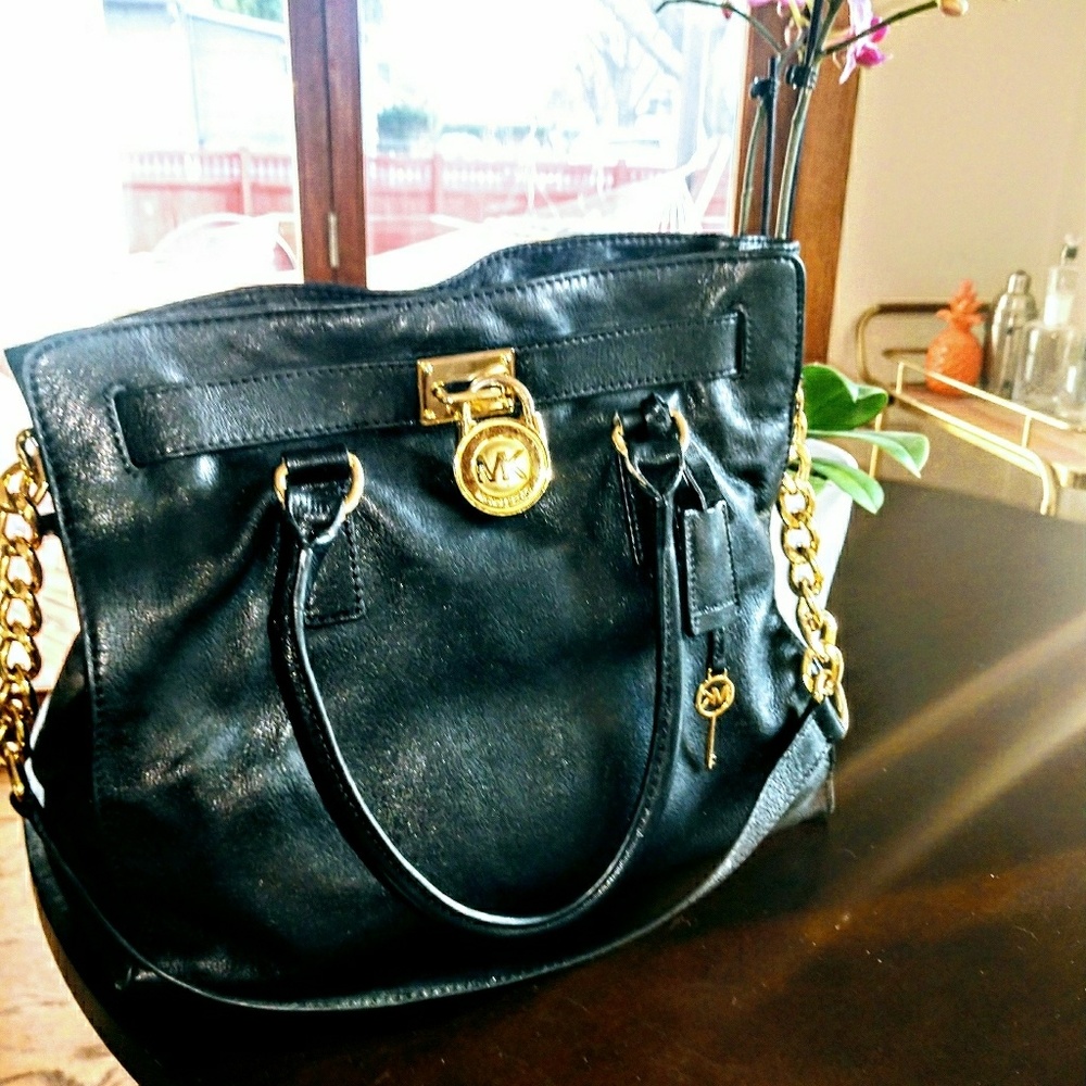 Michael Kors soft leather Hamilton tote